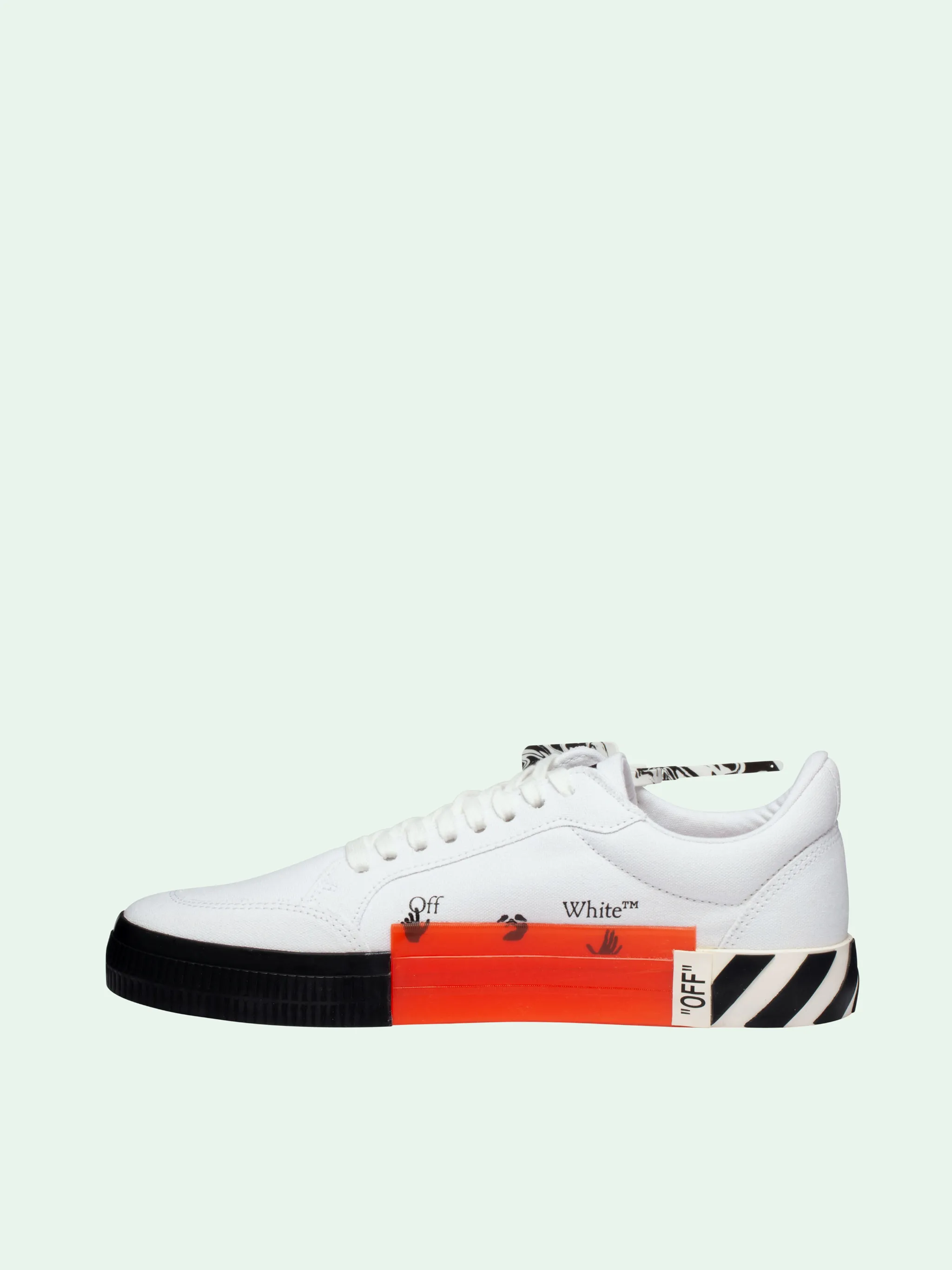 scarpe off white low vulcanized