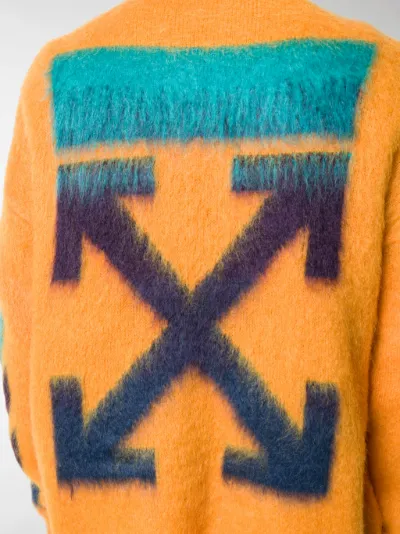 Off-White Maglione con ricamo arancione | MODES