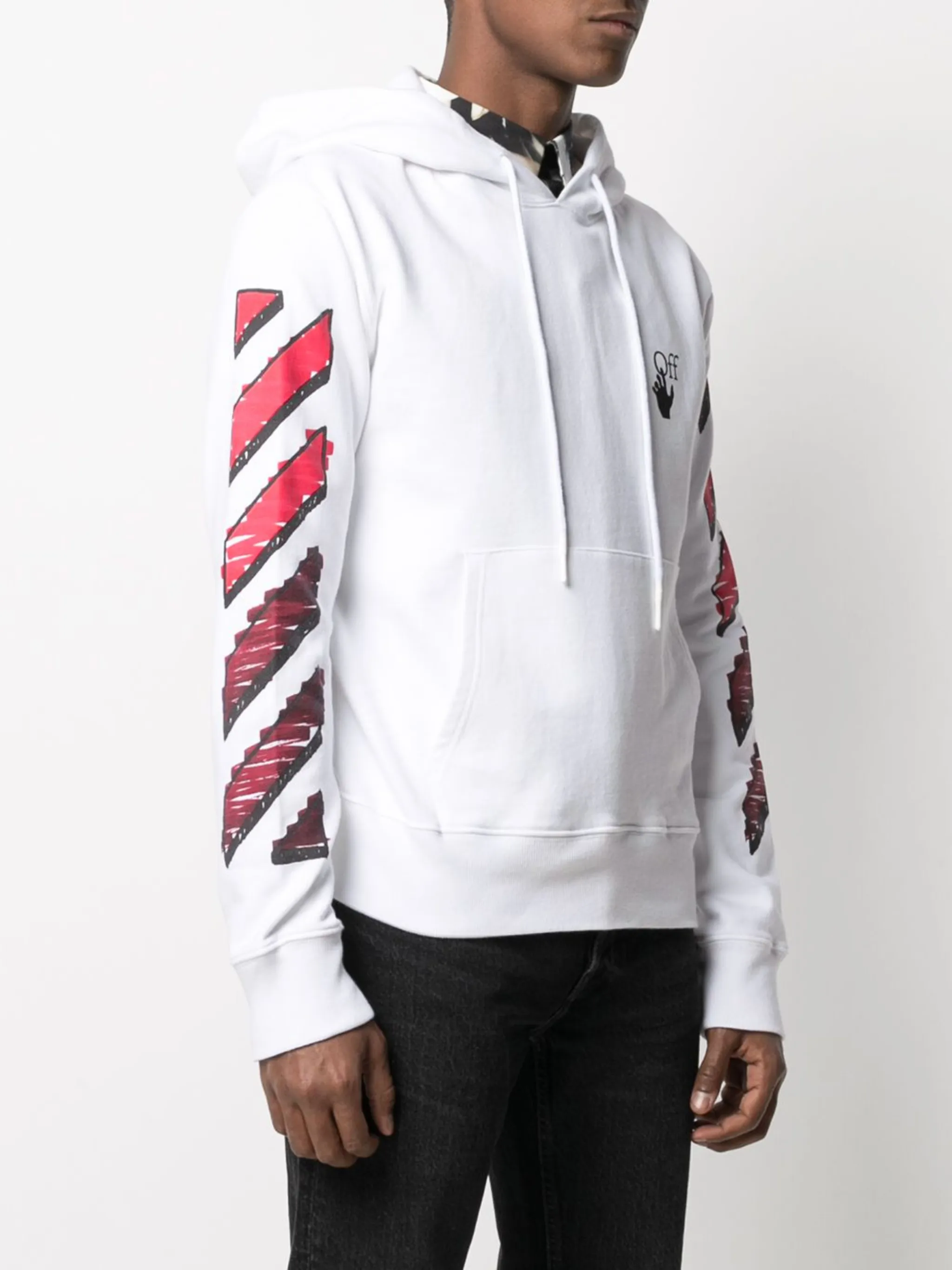 Off White Marker Arrows cotton hoodie Eraldo KR