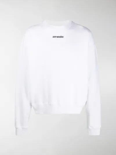 white crew neck sweaters