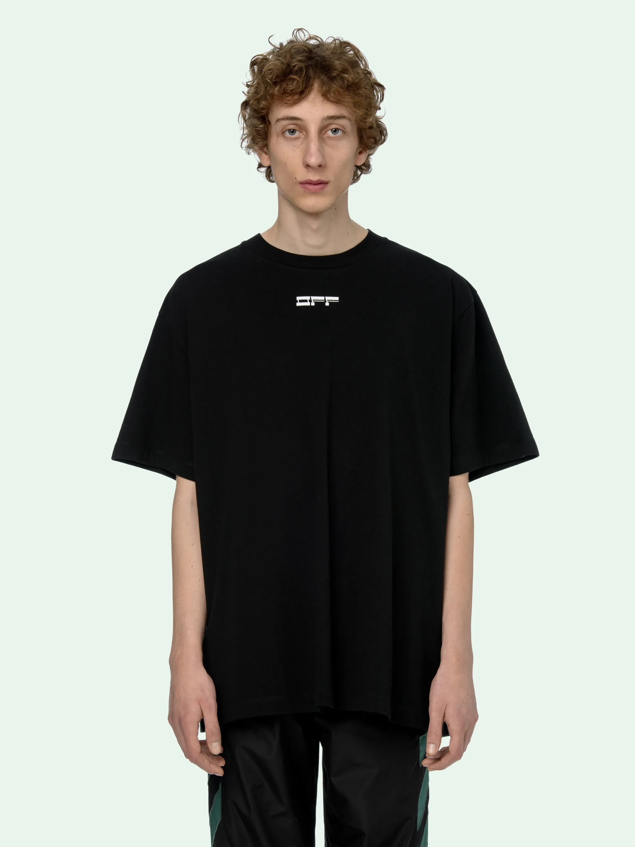 Off white masked face t shirt Clearance