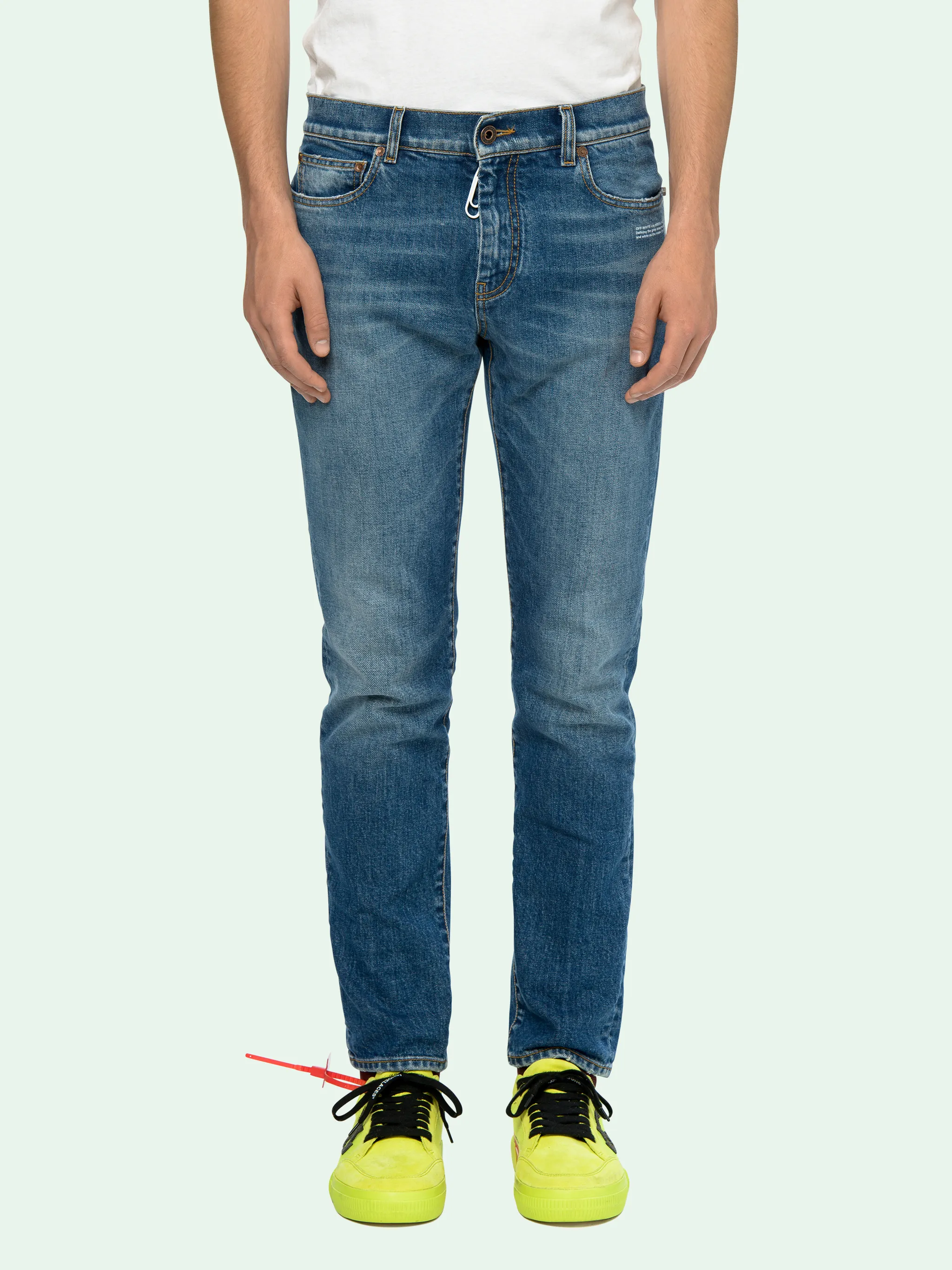 medium blue pants