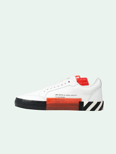 off white vulc leather