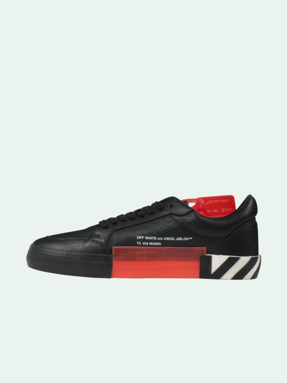 Off white low store vulcanized sneakers black