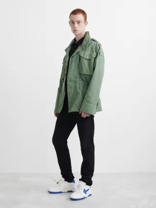 off white military jacket
