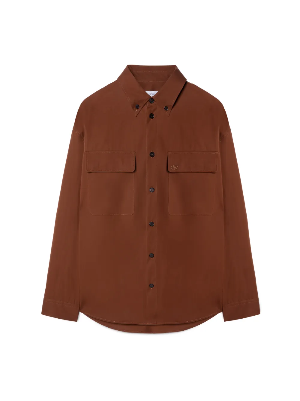 MILITARY OVERSHIRT in brown Off White Official GR