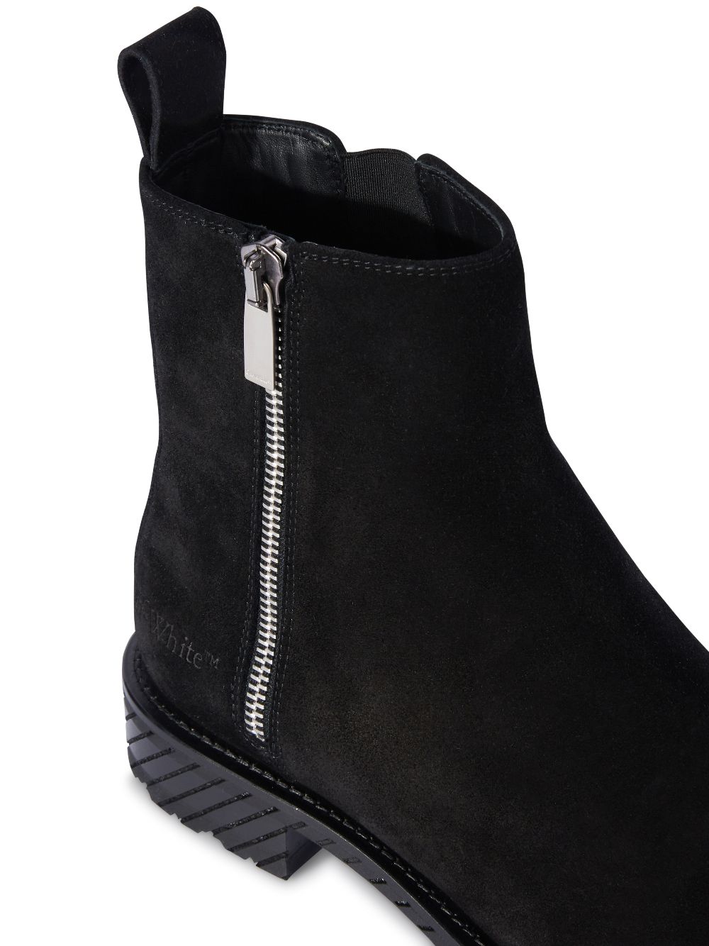 Off white on sale suede ankle boots