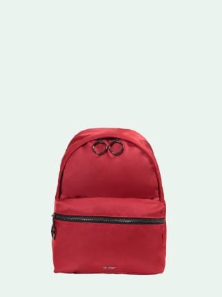 Off white red backpack sale