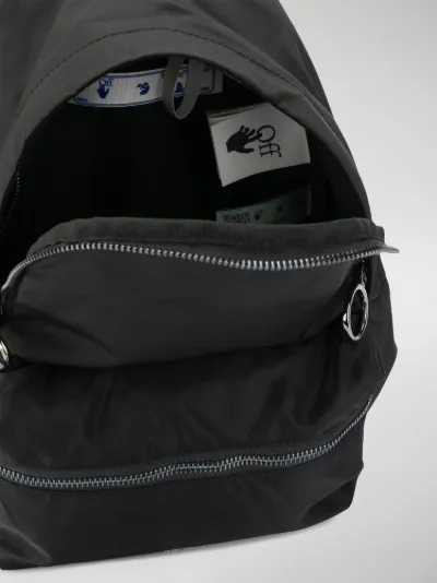 off white black mini backpack