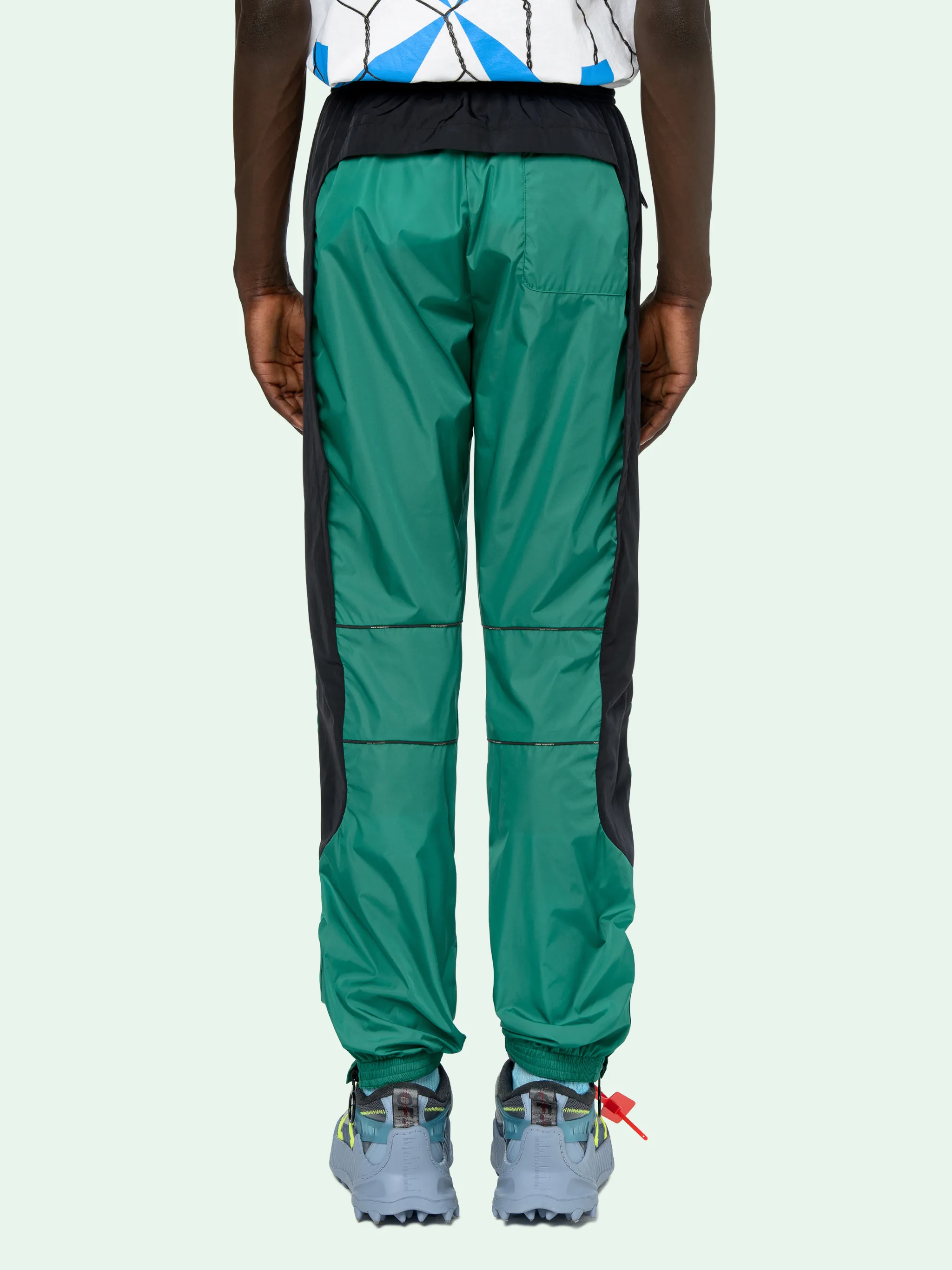 mint green track pants