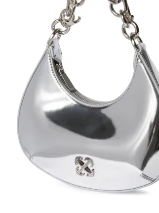 Silver off white bag store