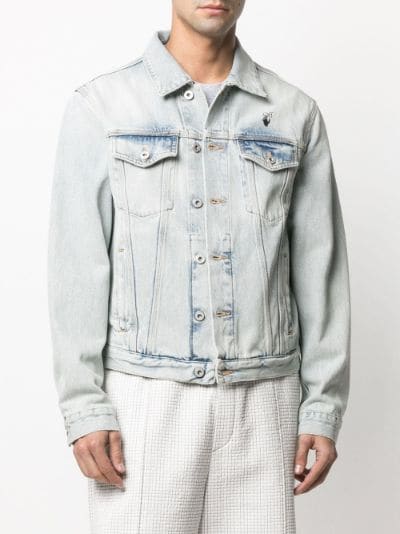 Mona Lisa denim jacket | Off-White | Eraldo.com AQ