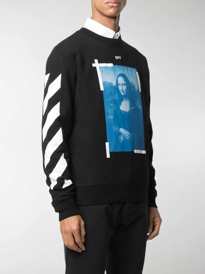 mona lisa off white crewneck
