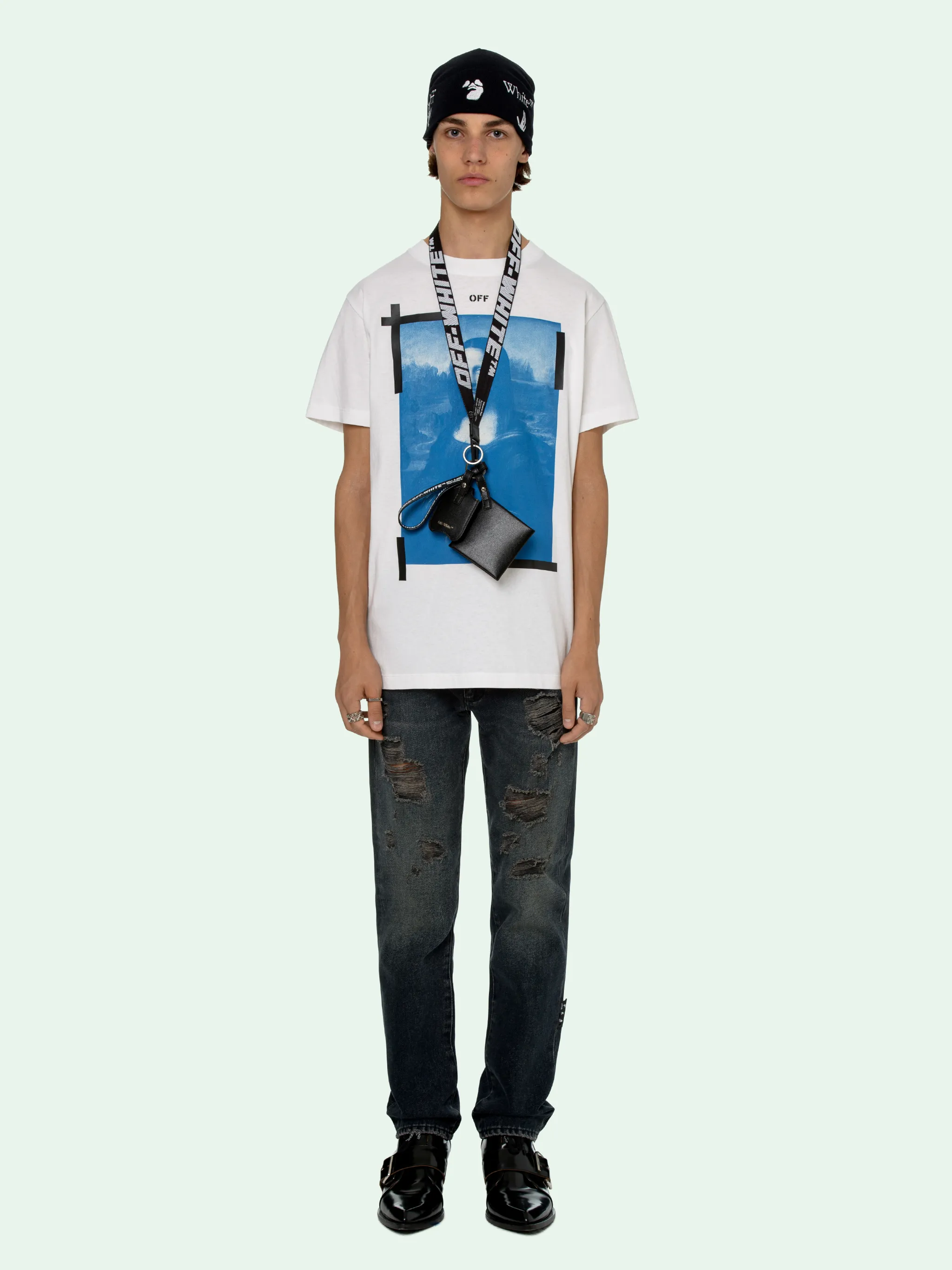 mona lisa print t shirt