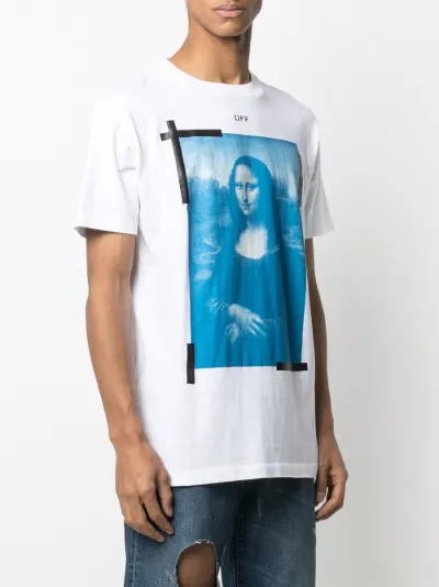 off white t shirt mona lisa