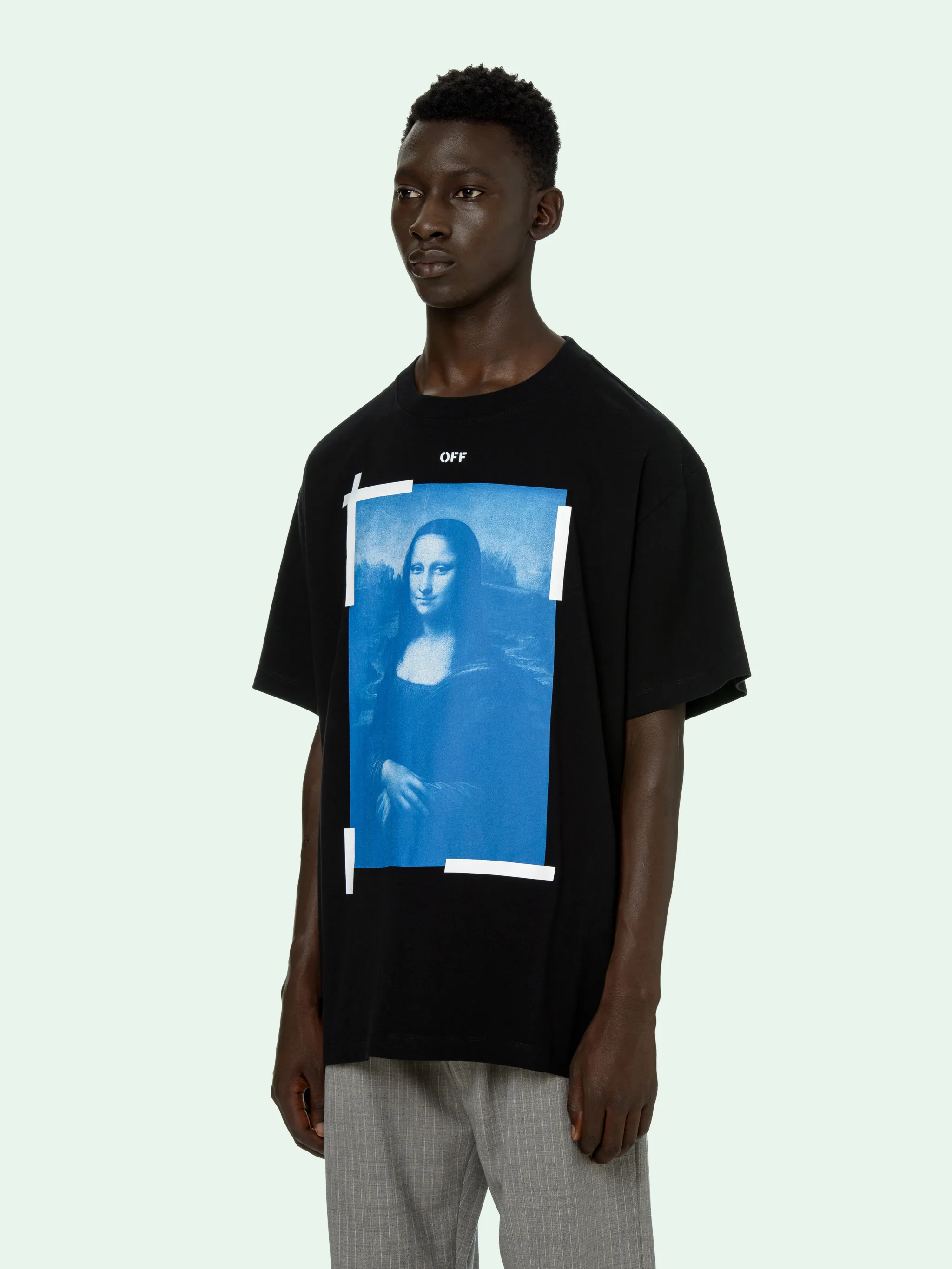 mona lisa print t shirt