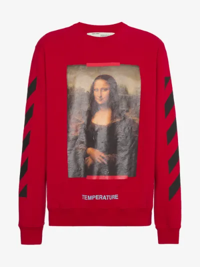 mona lisa red hoodie