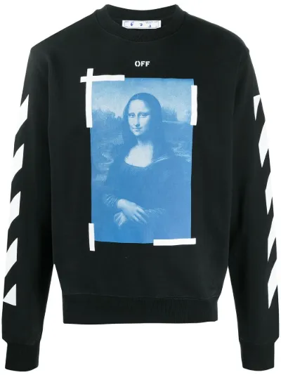 mona lisa sweatshirt off white