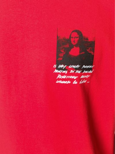 Off white mona outlet lisa t shirt red