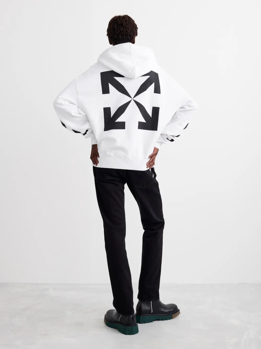 Off white hoodie online arrows