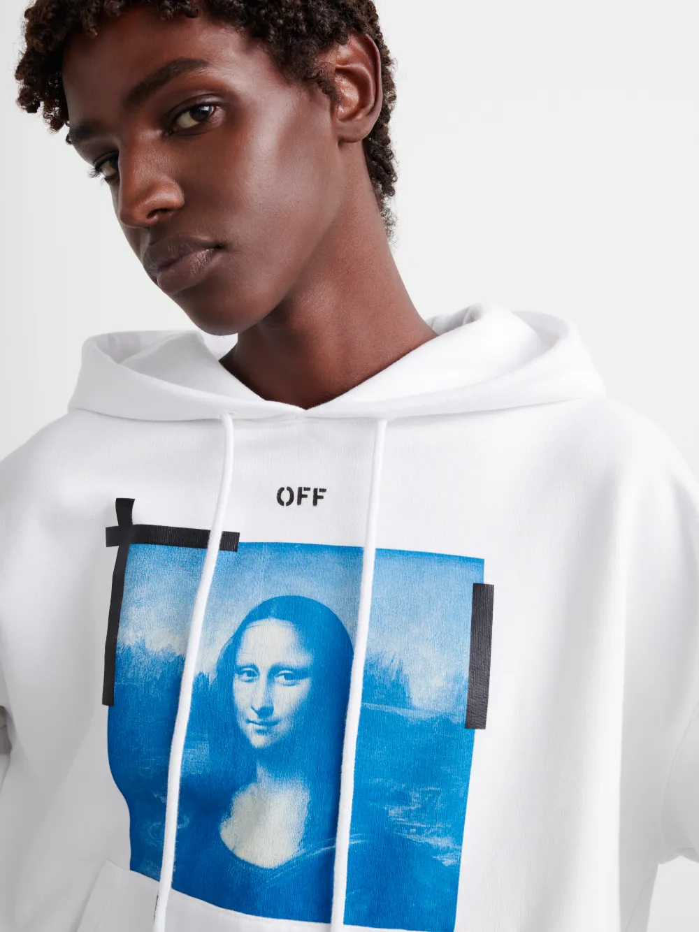 Monalisa Arrow Hoodie in white Off White Official US