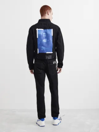 off white mona lisa denim jacket