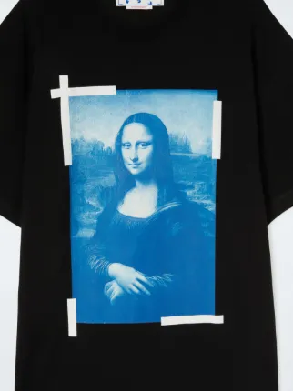 t shirt mona lisa off white