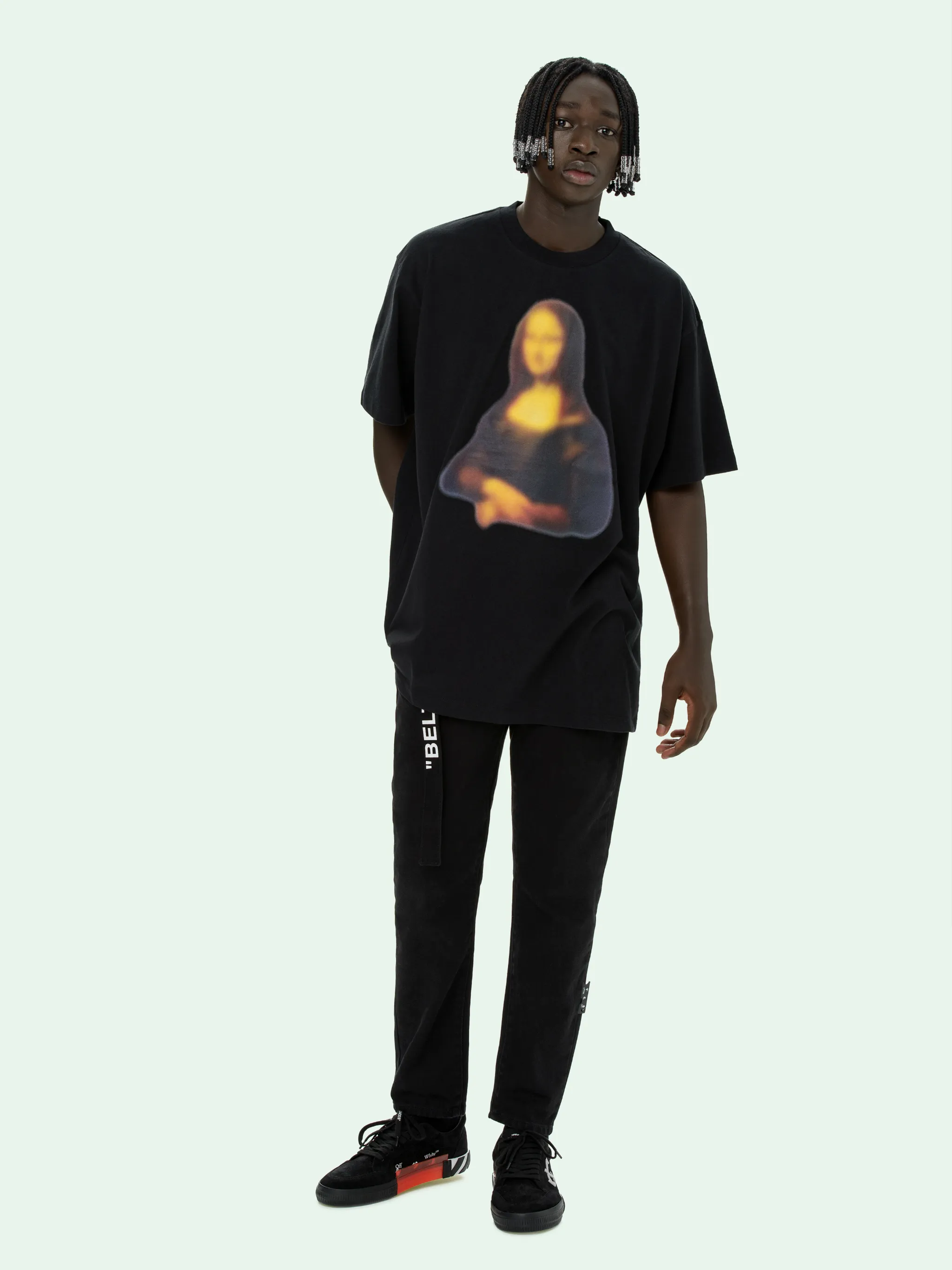 off white mona lisa pants