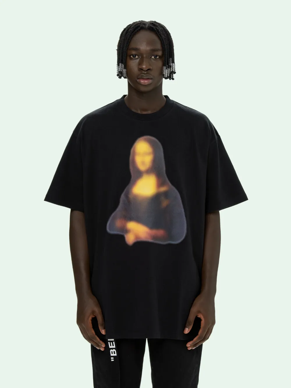 off white t shirt mona lisa
