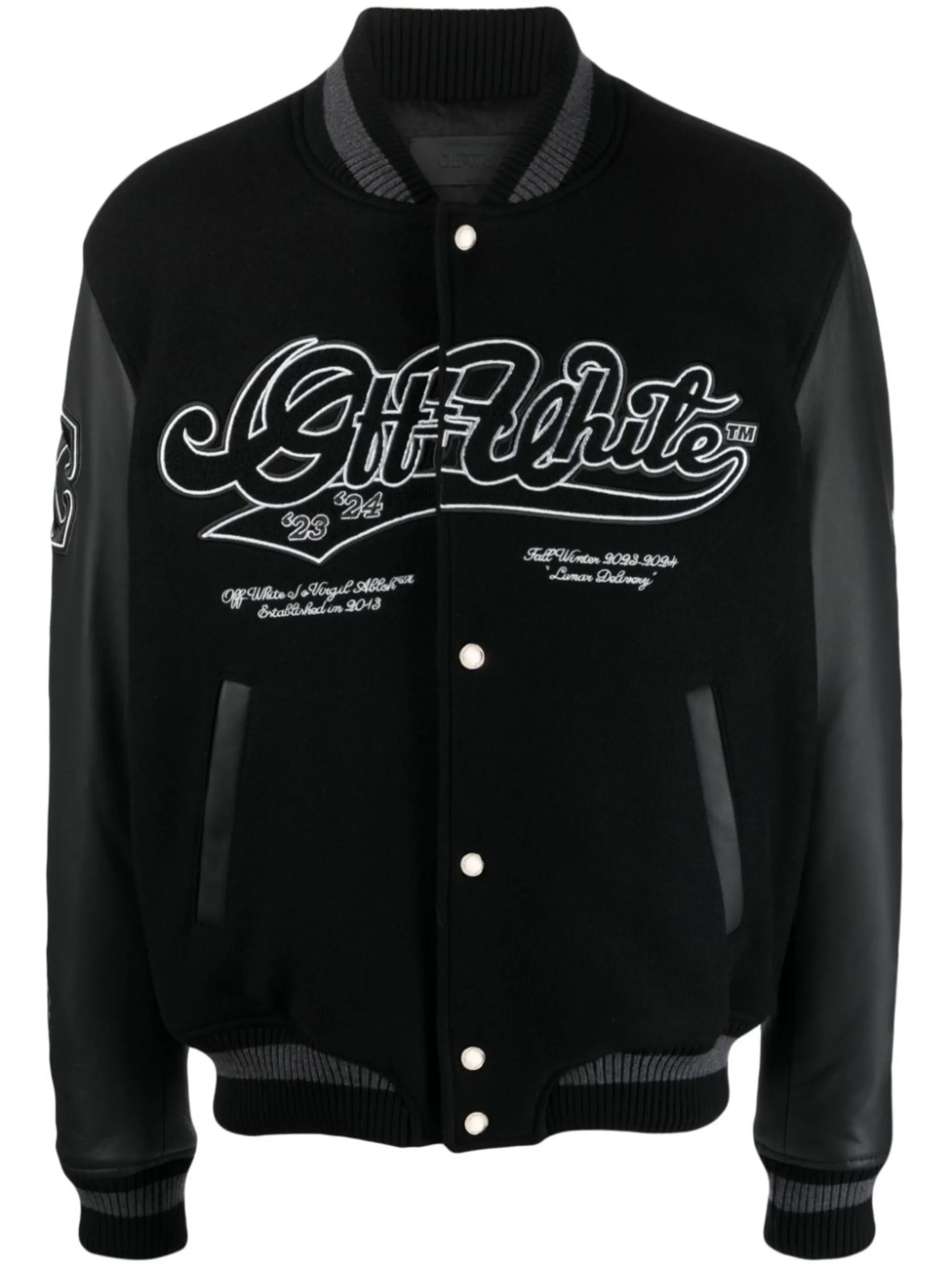 Off-White Moon embroidered bomber jacket | Eraldo.com PN