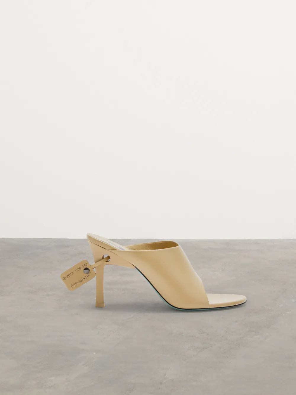 Off white zip tie on sale mules