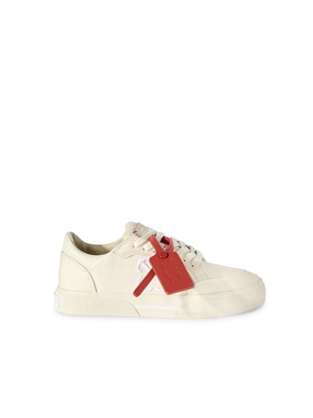 Vulc canvas trainers off on sale white