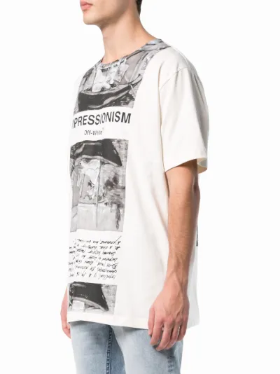 off white newspaper tee