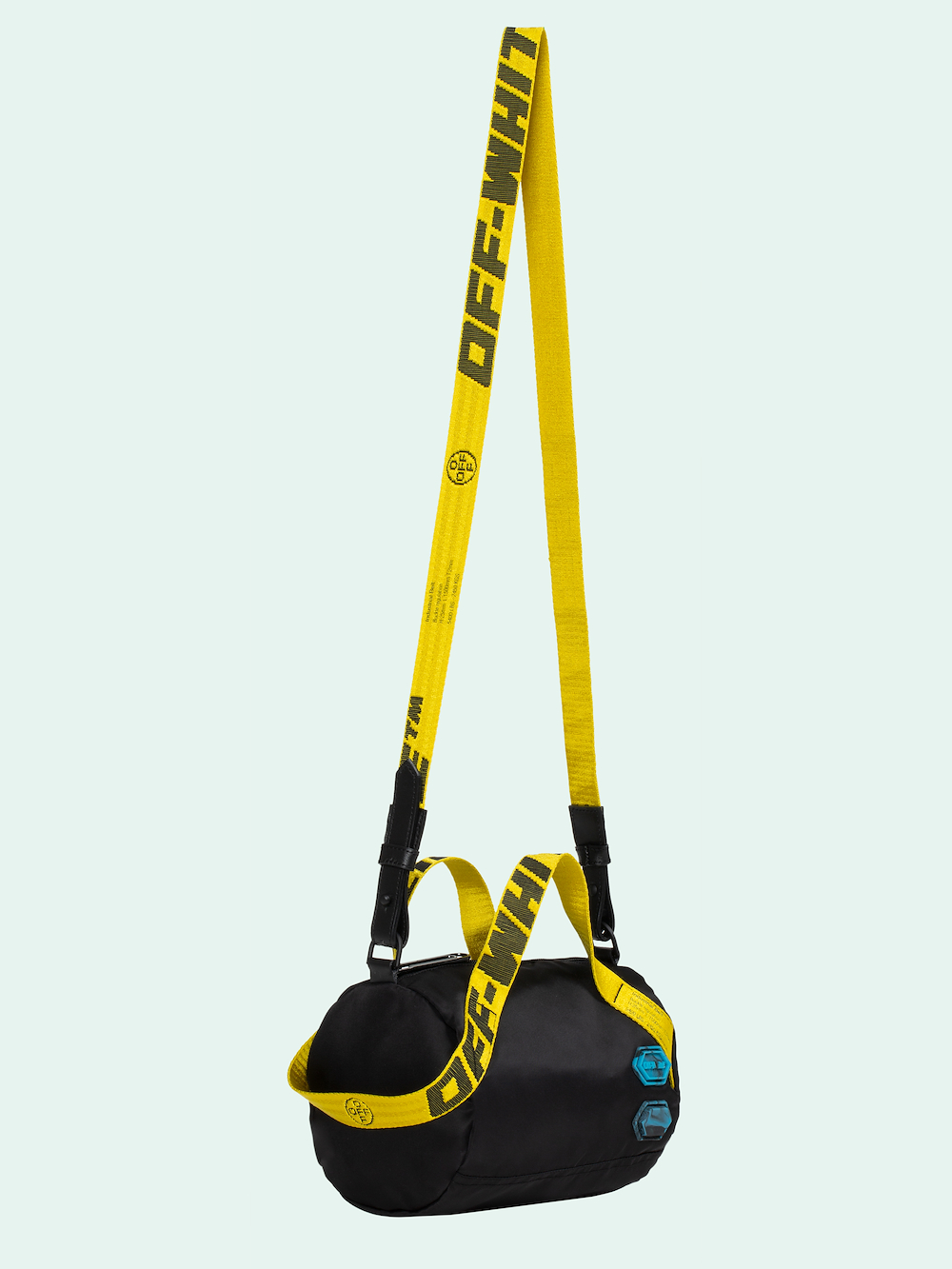 off white duffle bag strap