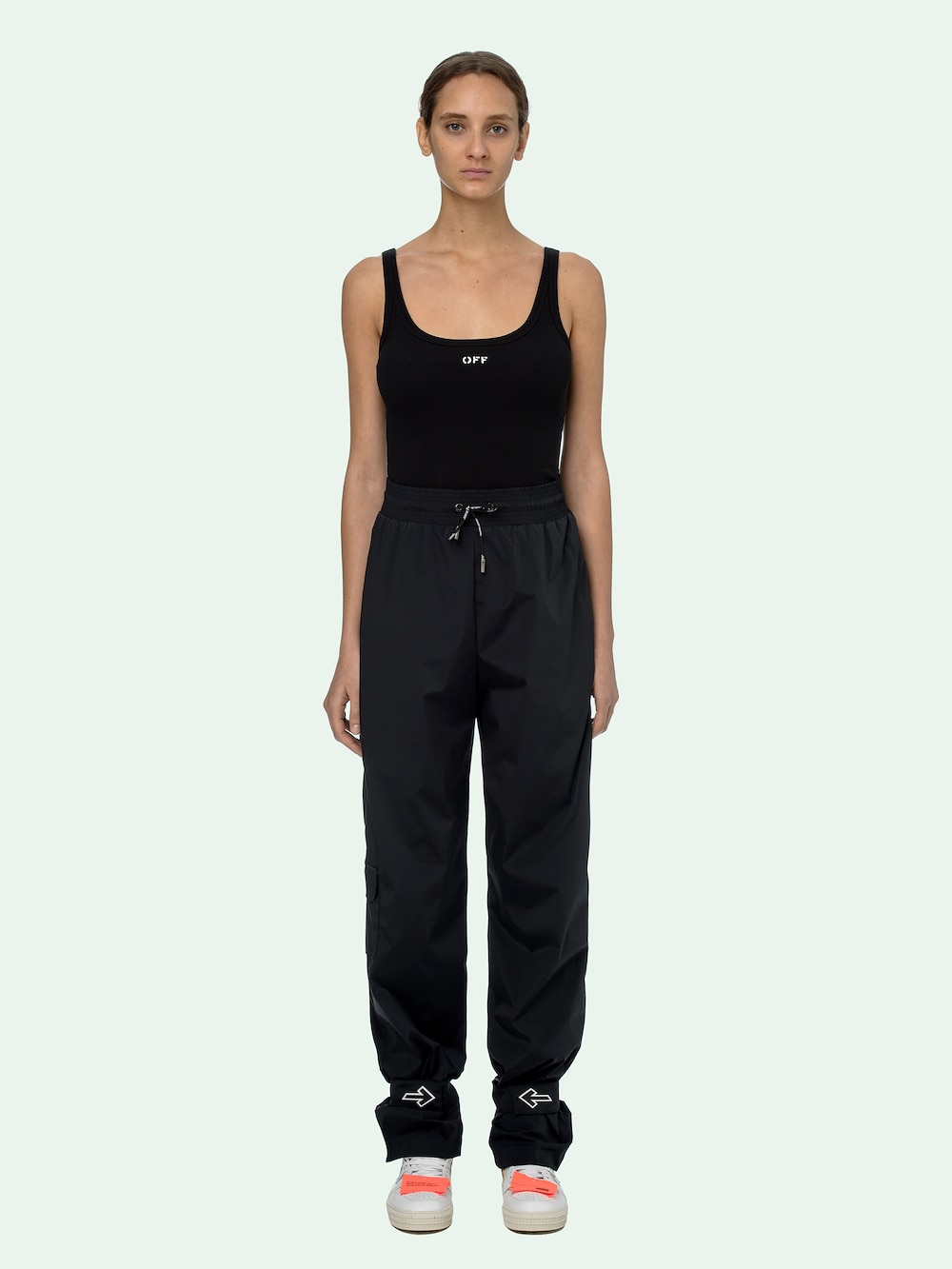 womens nylon track pants