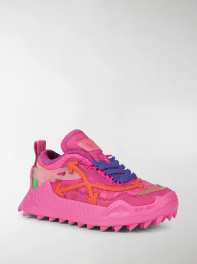 off white sneakers pink