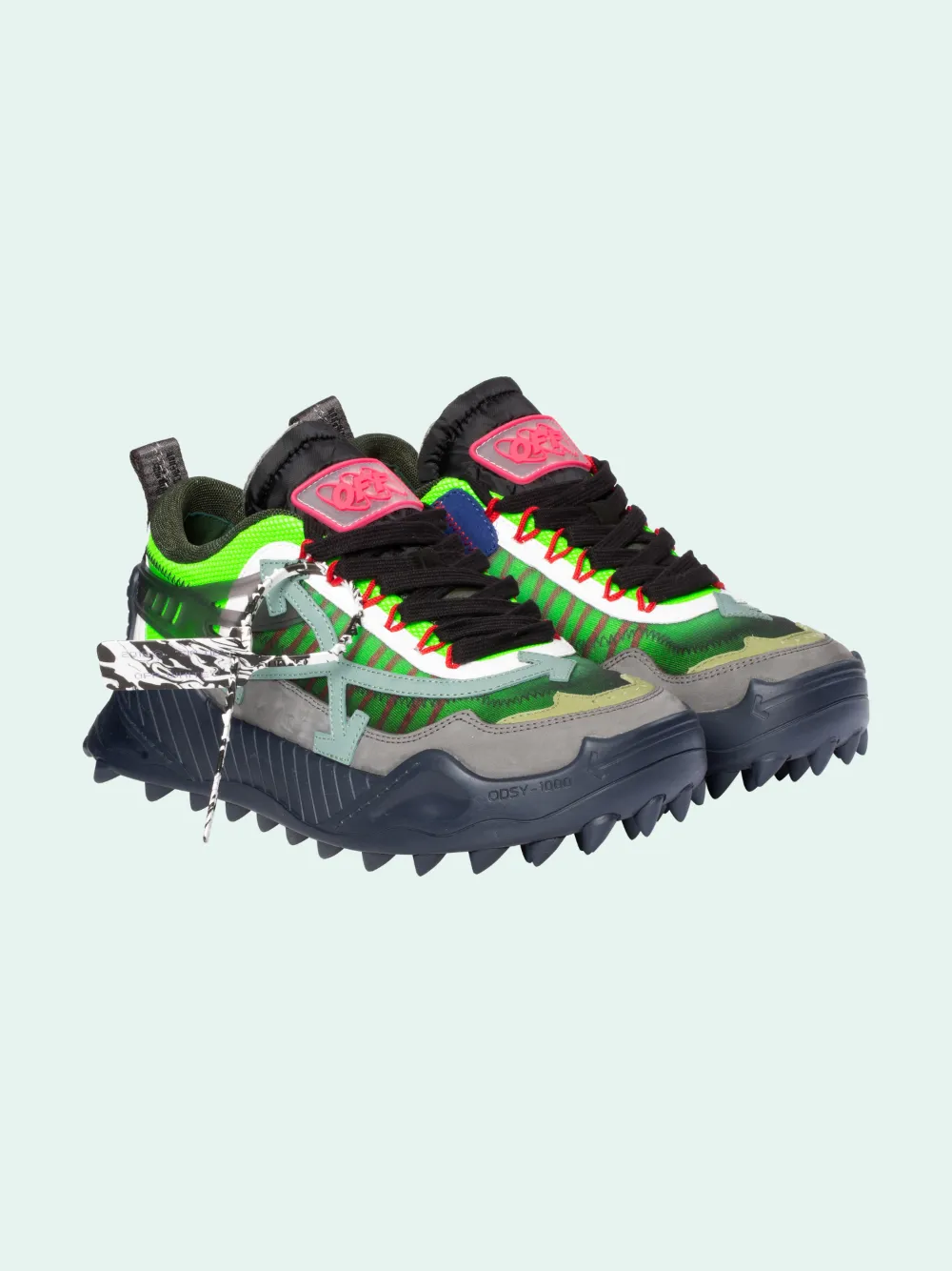 off white foam sneakers