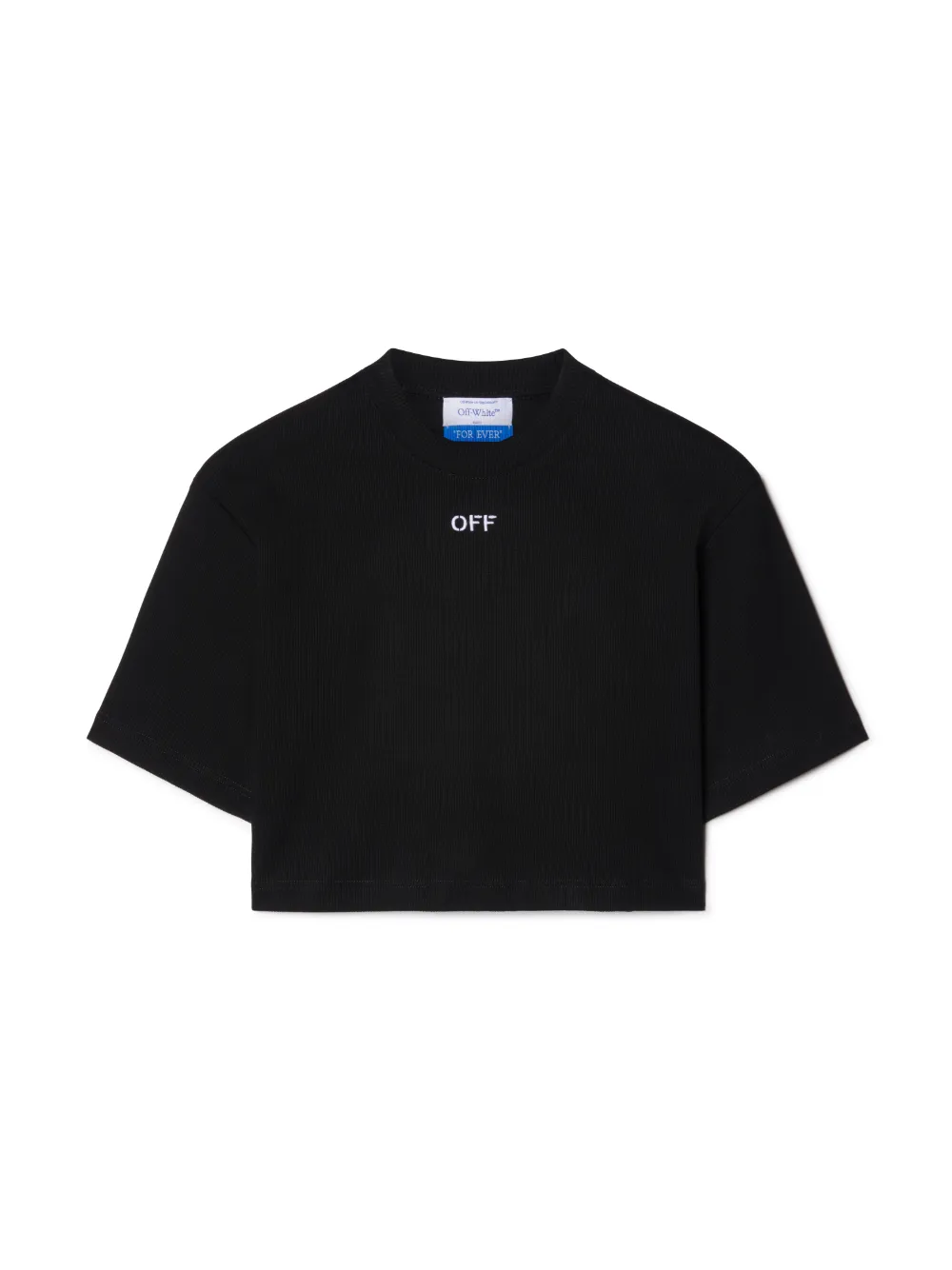 Off Aufdruck Cropped T-Shirt