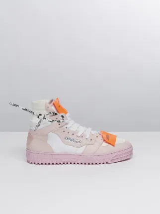 3.0 off court leather white pink