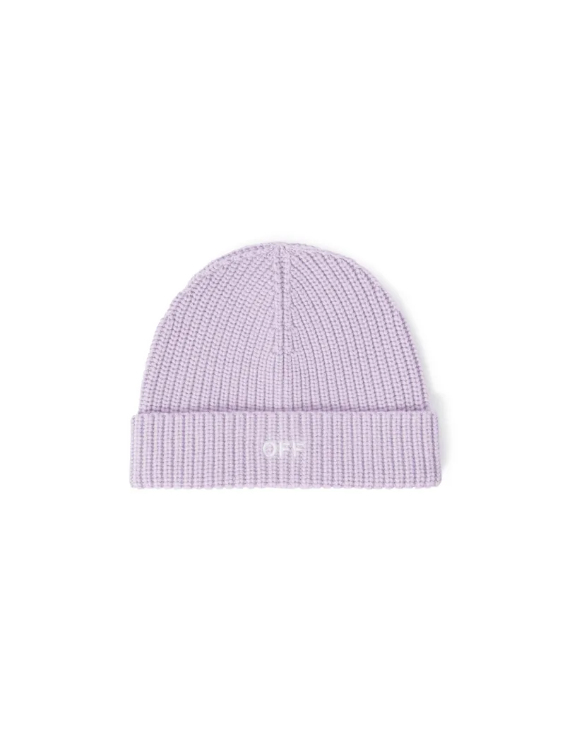 Off Logo Klassischer Beanie