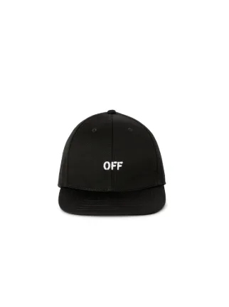 OFF STAMP DRILL BASEBALL CAP in black Off White Official ES