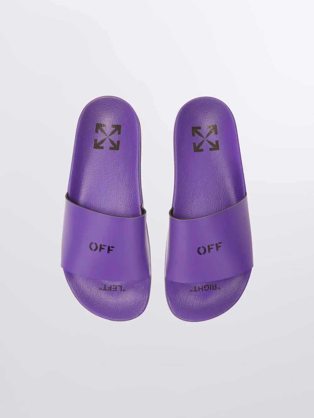 OFF STAMP SLIDER in purple Off White Official US