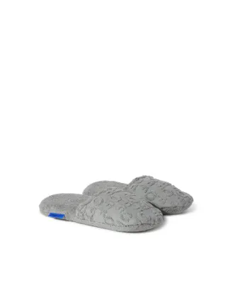 Off White Off Stamp Slippers Unisex Cotton Rubber S M Grey