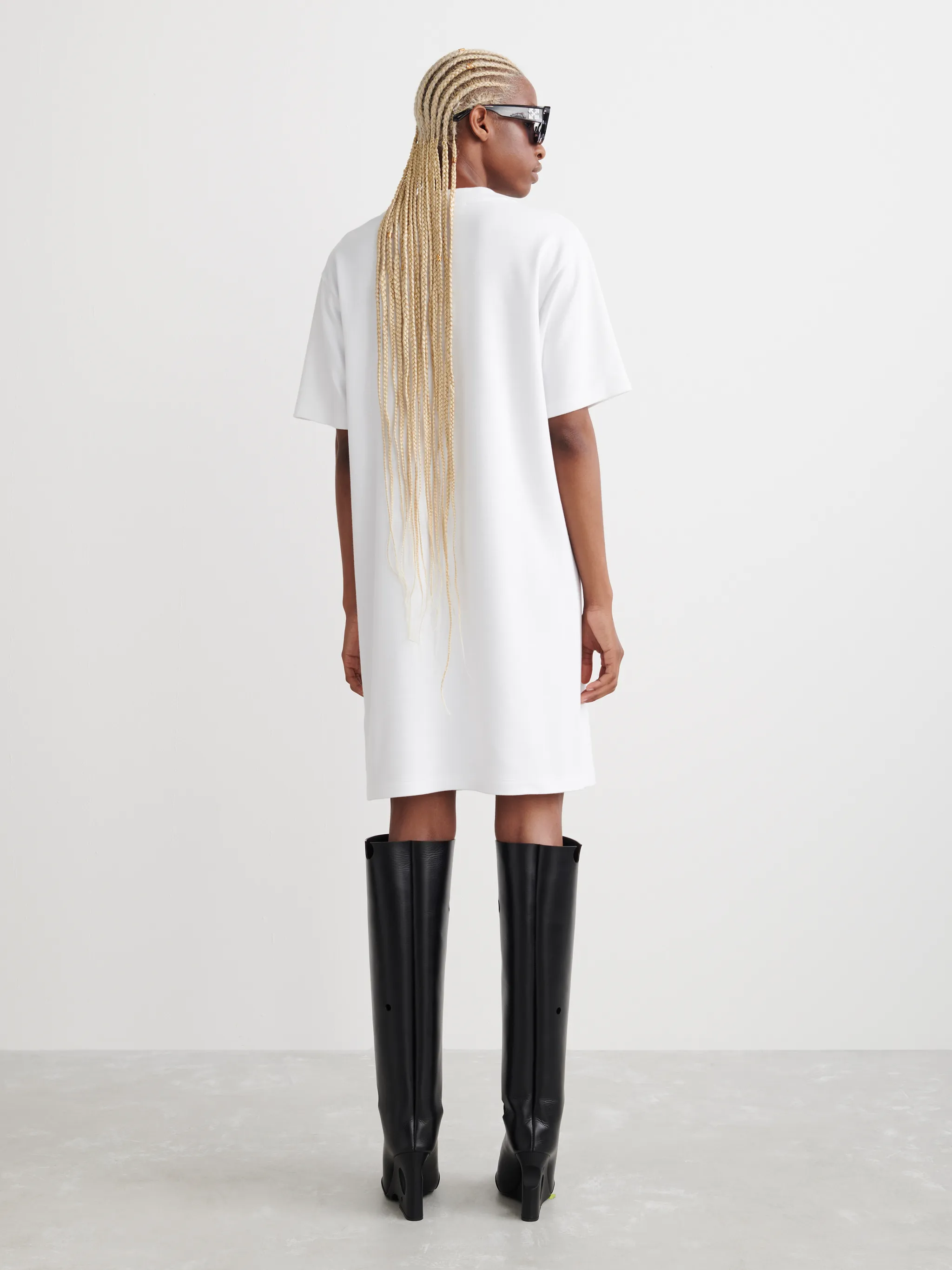 t shirt dress off white