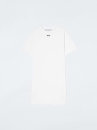 T-shirt dress ladies, off-white – DIRTS