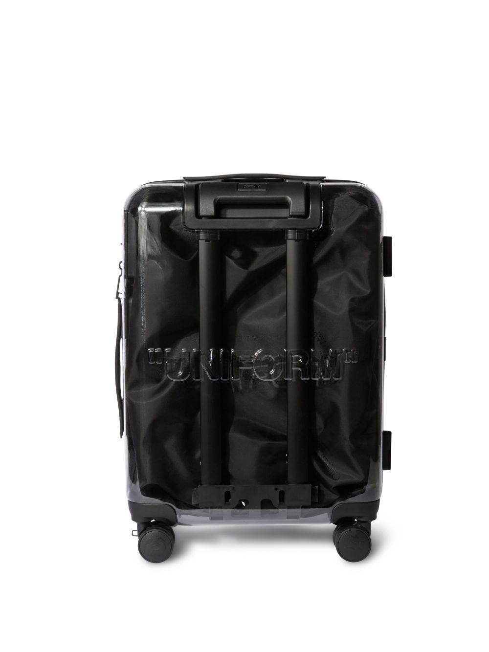 Off white trolley bag best sale