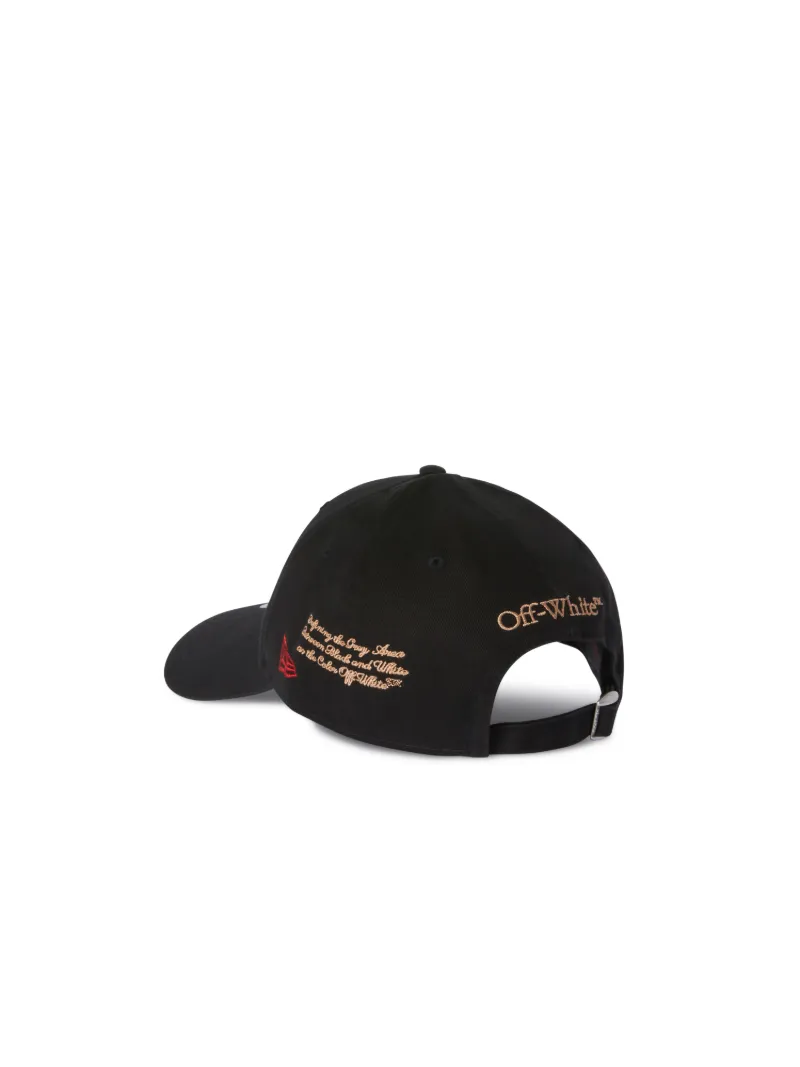 Black off white hat best sale