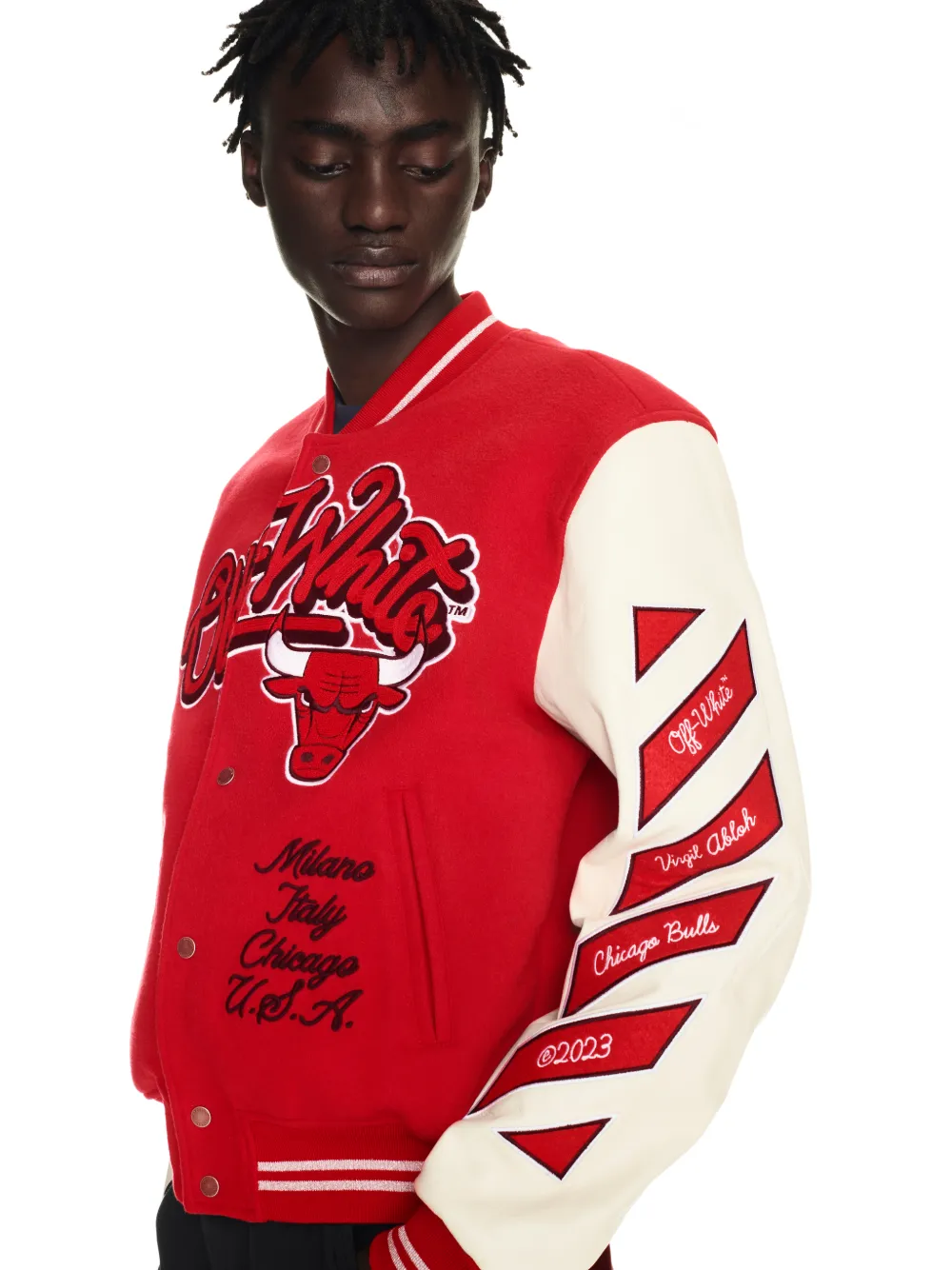 Off-White™ c/o Chicago Bulls Red Freizeitjacke