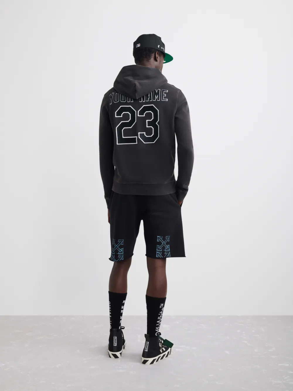 Off-White Black MLB Edition Chicago White Sox Hoodie Off-White