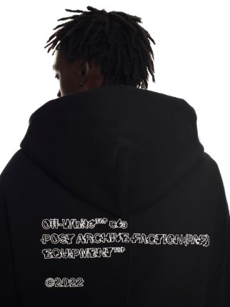 Off-White™ c/o Post Archive Faction (PAF) Hoodie in black | Off